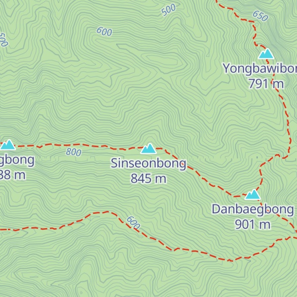 Map of Sinseonbong