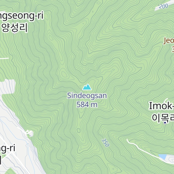 Map of Sindeogsan