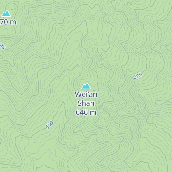 Map of Wei’an Shan