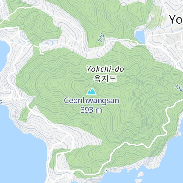 Map of Ceonhwangsan