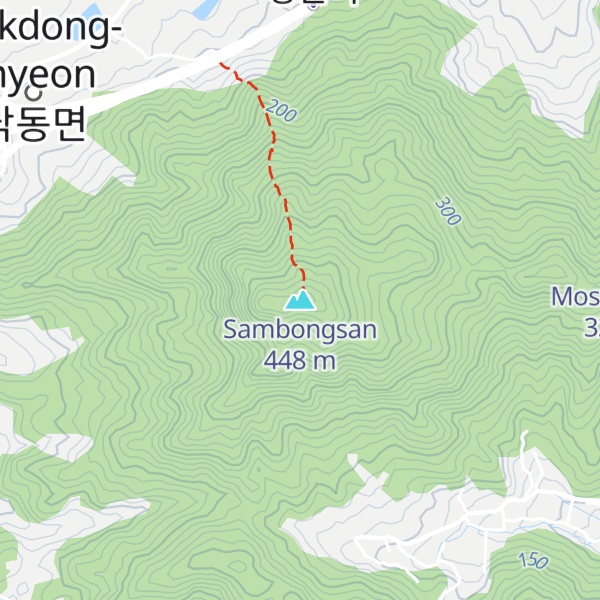Map of Sambongsan