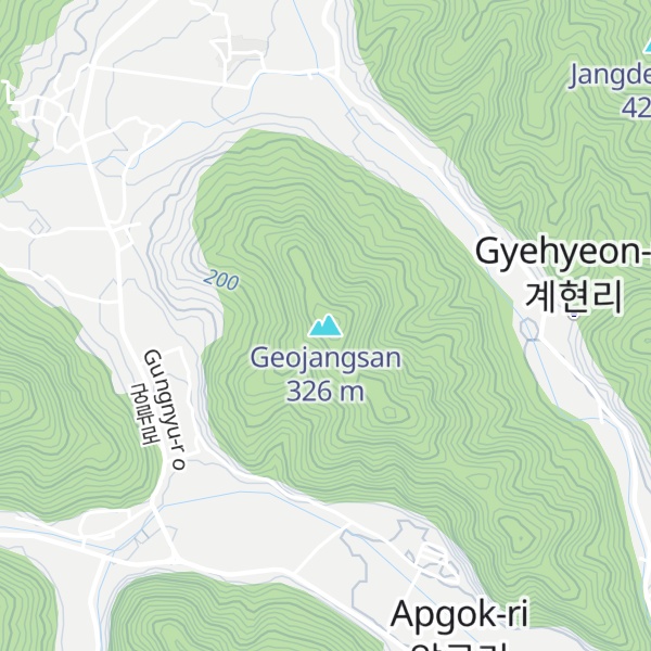 Map of Geojangsan