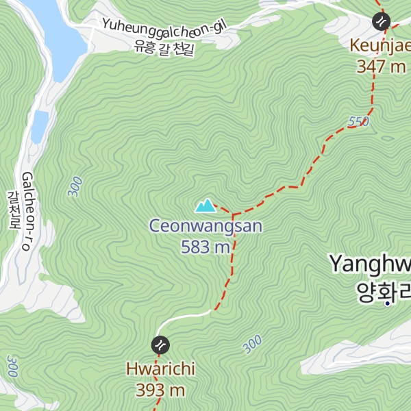 Map of Ceonwangsan