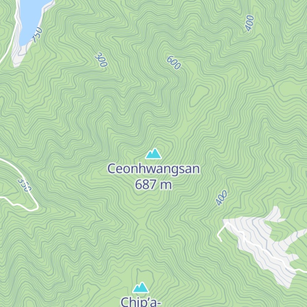 Map of Ceonhwangsan