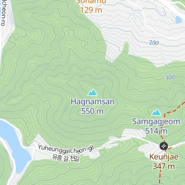 Map of Hagnamsan