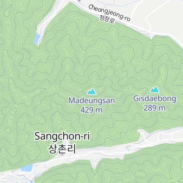 Map of Madeungsan
