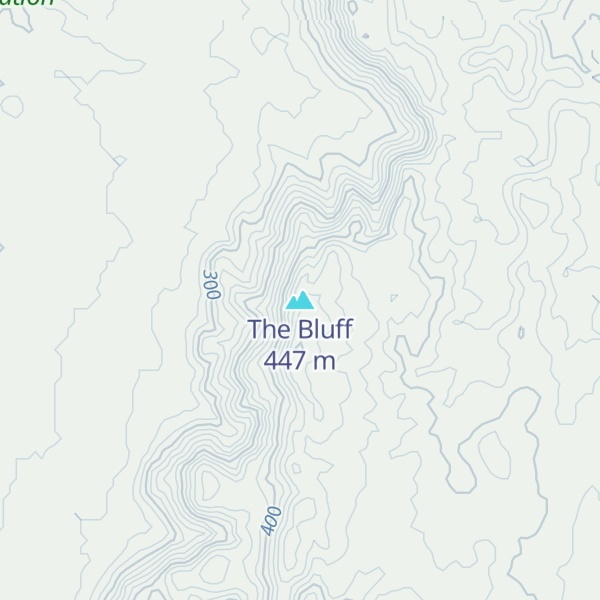 Map of The Bluff