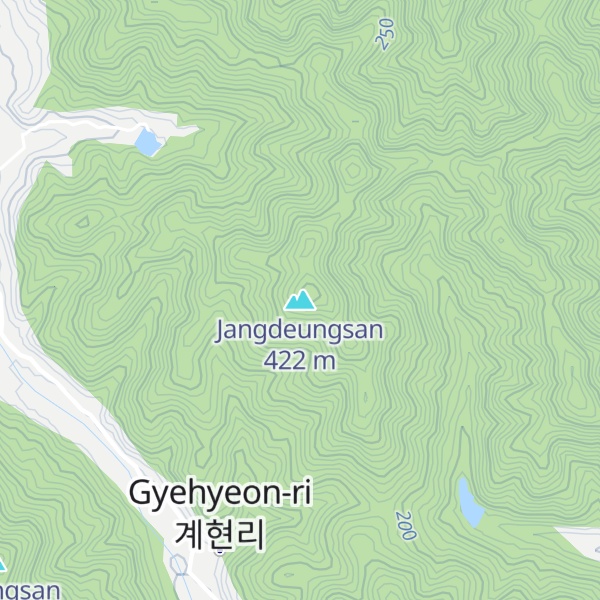 Map of Jangdeungsan