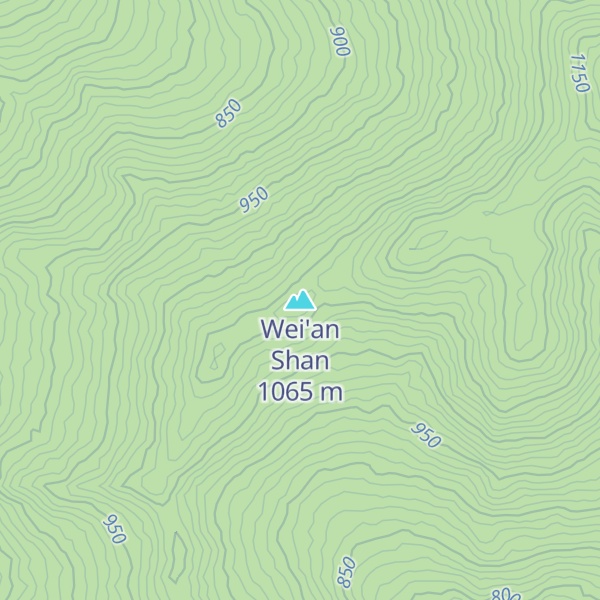 Map of Wei'an Shan