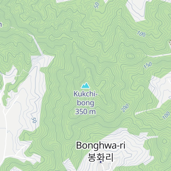 Map of Kukchi-bong