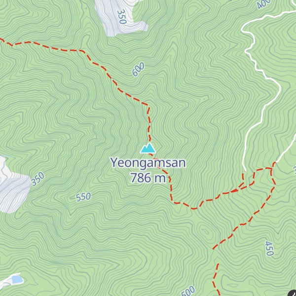 Map of Yeongamsan