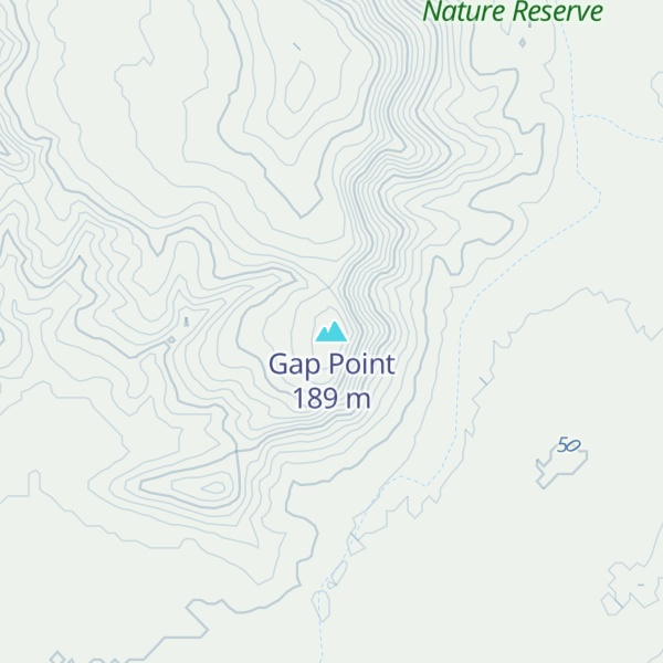 Map of Gap Point