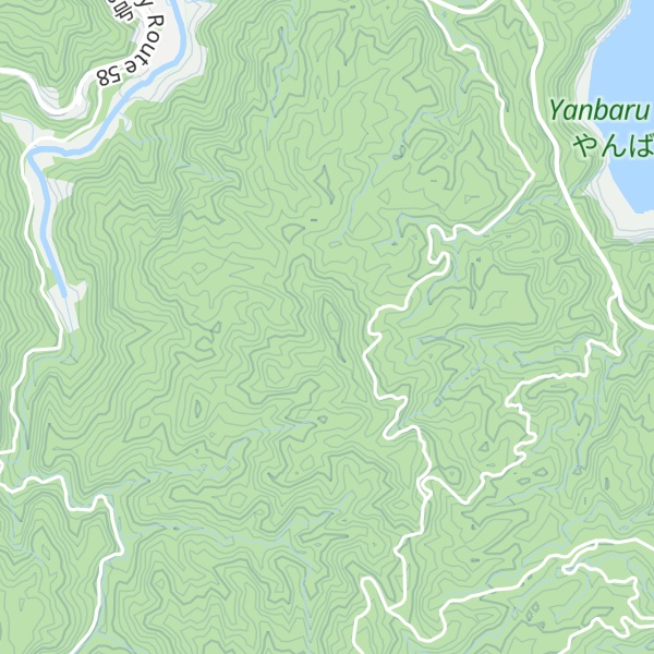 Map of Mt. Onishi