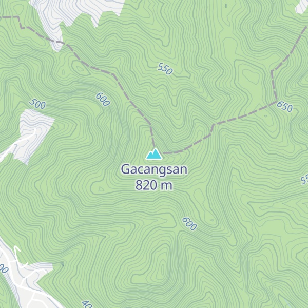 Map of Gacangsan