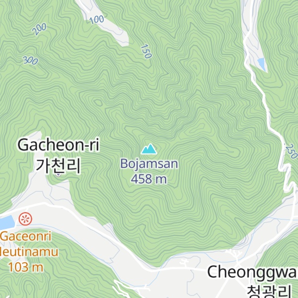 Map of Bojamsan