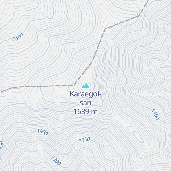 Map of Karaegol-san