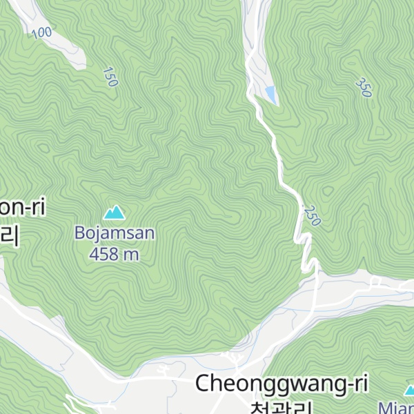 Map of Boryeongsan