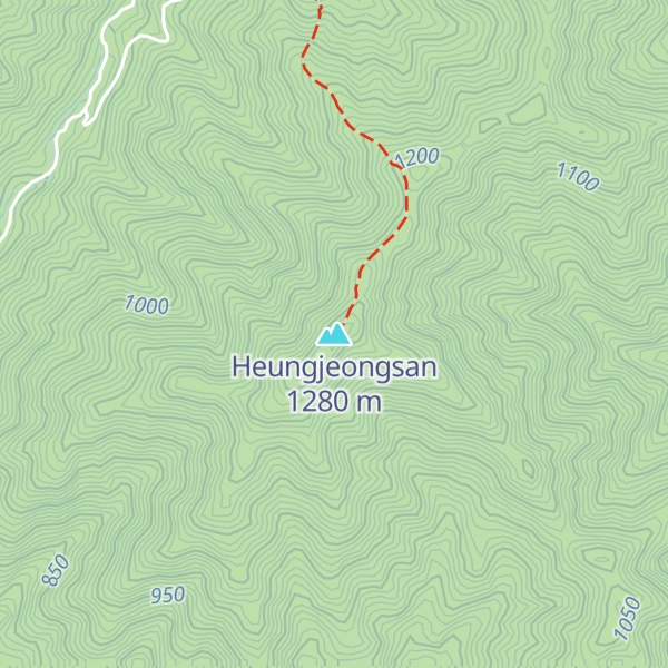 Map of Heungjeongsan