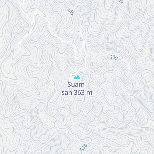 Map of Suam-san