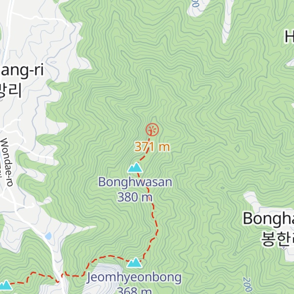 Map of Jeobseongsan