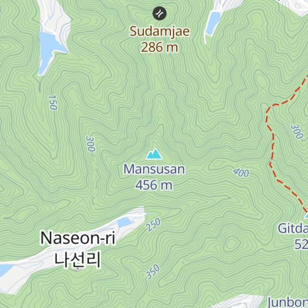 Map of Mansusan