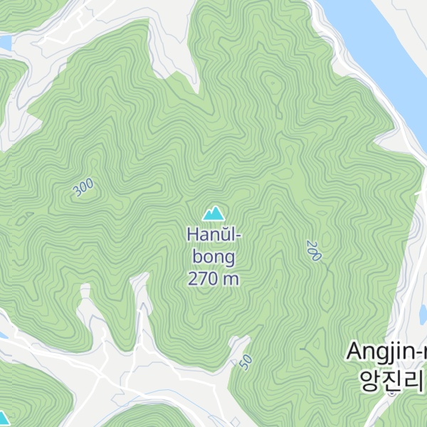 Map of Hanŭl-bong