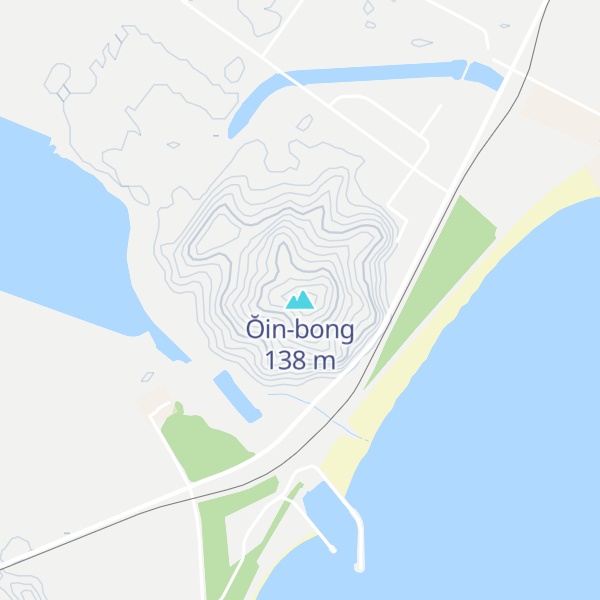 Map of Ŏin-bong