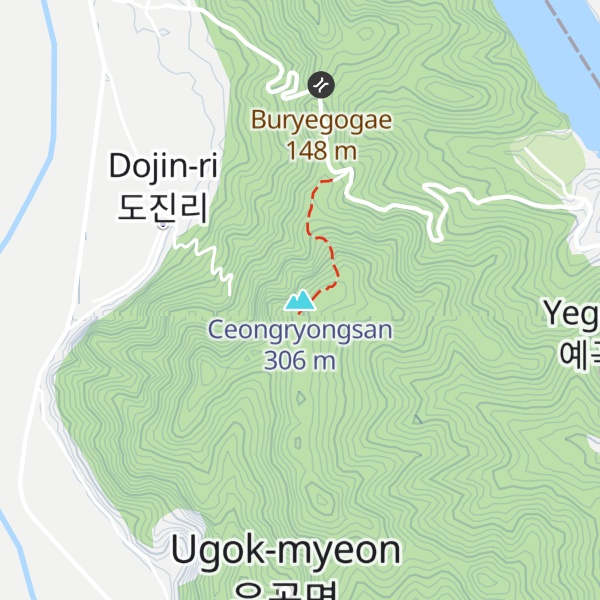 Map of Ceongryongsan