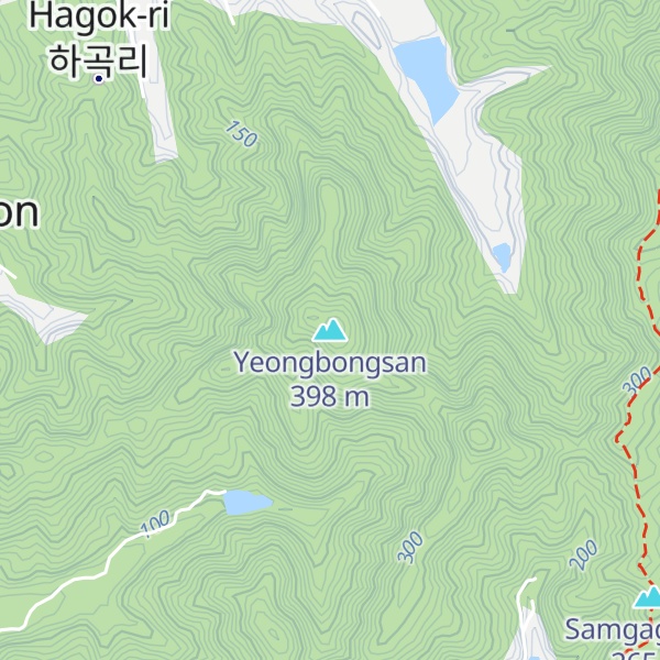 Map of Yeongbongsan