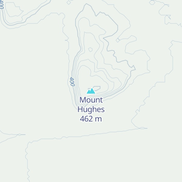 Map of Mount Hughes