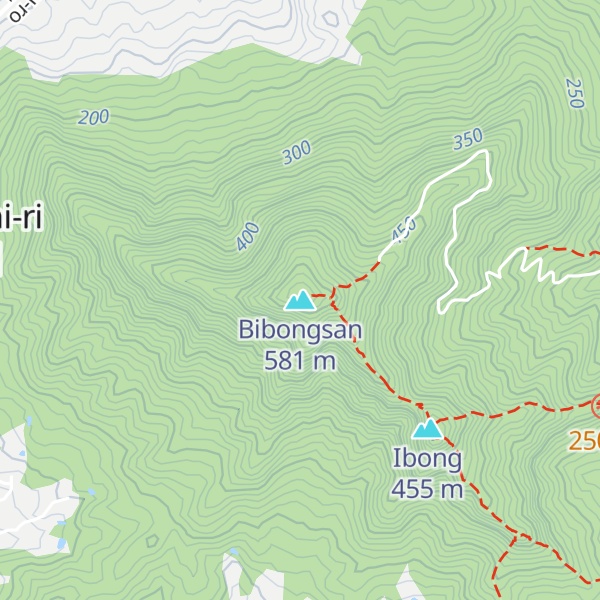 Map of Bibongsan