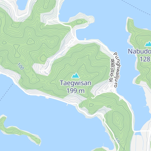 Map of Taegwisan
