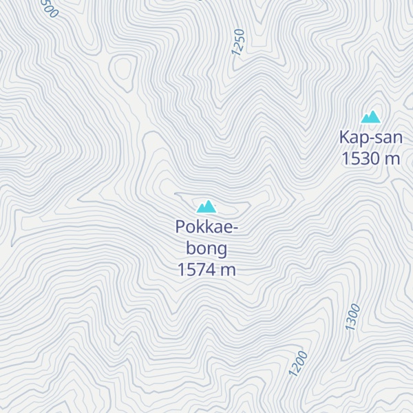 Map of Pokkae-bong
