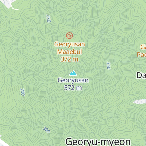 Map of Georyusan