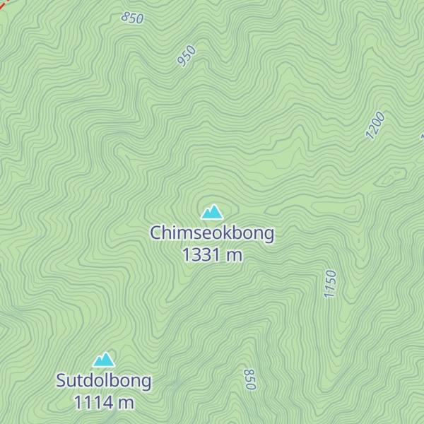 Map of Chimseokbong