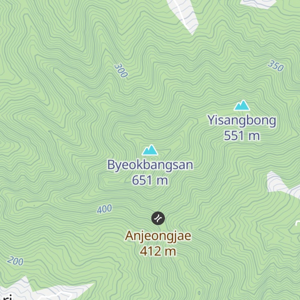 Map of Byeokbangsan