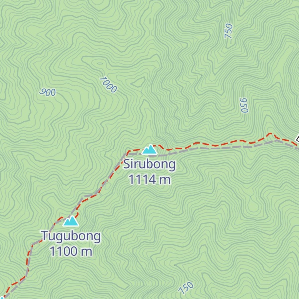 Map of Sirubong