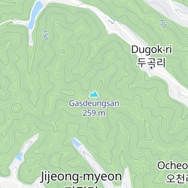 Map of Gasdeungsan