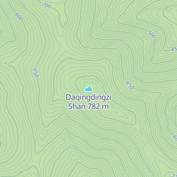 Map of Daqingdingzi Shan