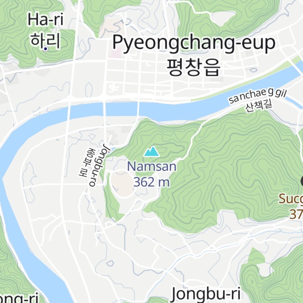 Map of Namsan