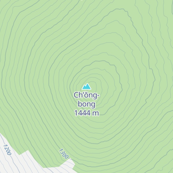 Map of Ch’ŏng-bong