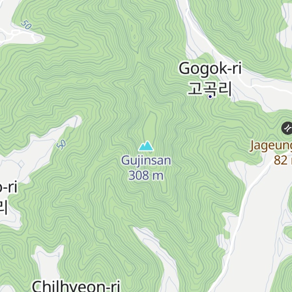 Map of Gujinsan