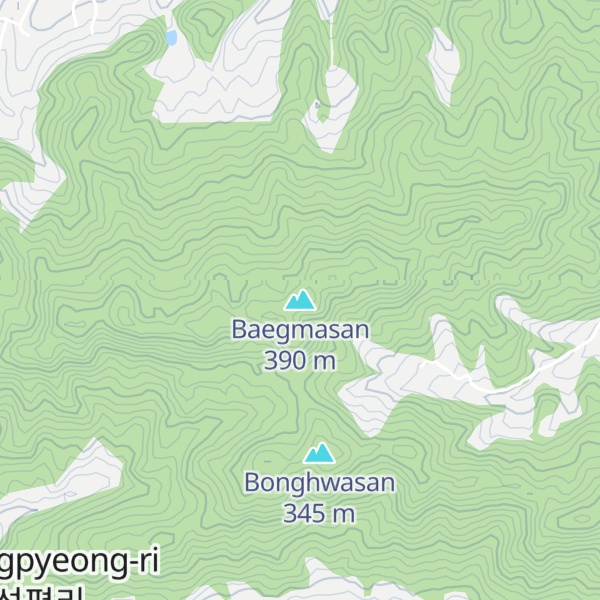 Map of Baegmasan