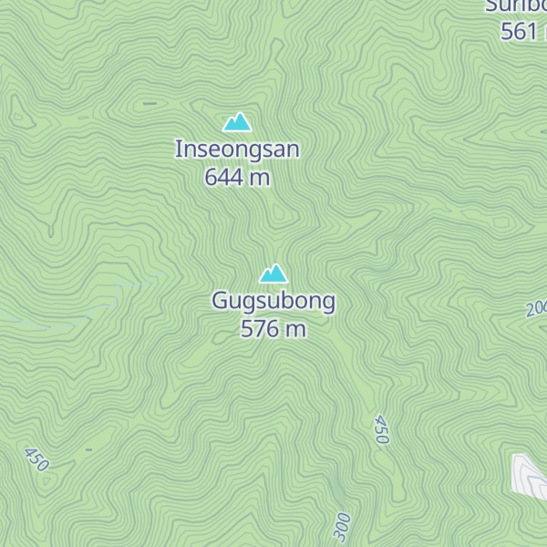Map of Gugsubong