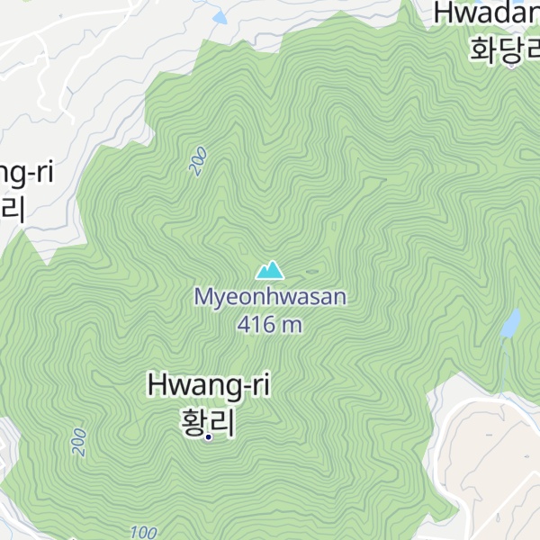 Map of Myeonhwasan
