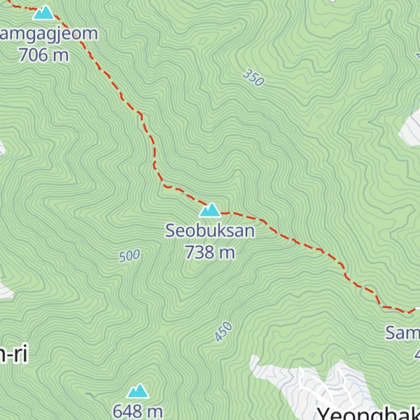 Map of Seobuksan