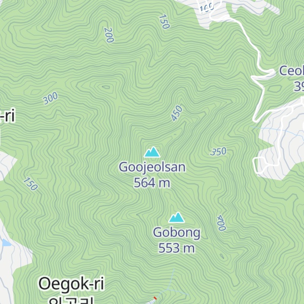 Map of Goojeolsan