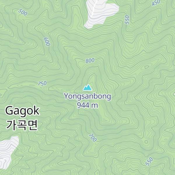 Map of Yongsanbong