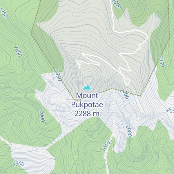 Map of Mount Pukpotae