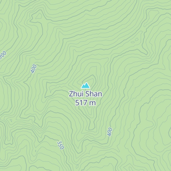 Map of Zhui Shan